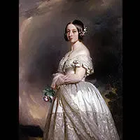 La regina Vittoria ritratta in giovane età dal pittore Winterhalter