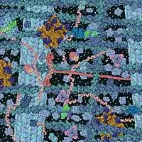 disegno con le principali molecole che costituiscono il citoplasma